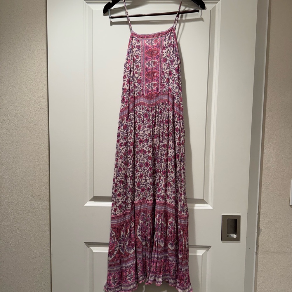 Spell & The Gypsy Collective Lilac Jasmine Strappy Maxi Dress - Picture 3 of 8
